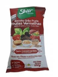 Biscoito Doce Mix De Frutas 120g Sem Acucar
