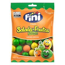 Chicle Salada De Frutas 80g Acido